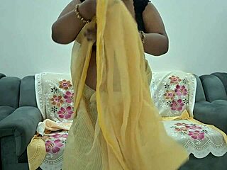 hey aunty why are you showing off those tits in your desi saree
