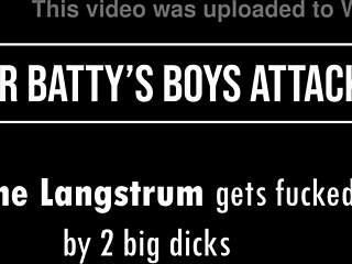 dafne, take these two huge cocks in your ass for dp and gapes, then atm with dirty talk!