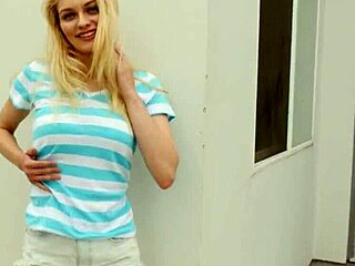 stockings hottie gets jizzed by big cock in hardcore cumshot facial with small tits pornstar