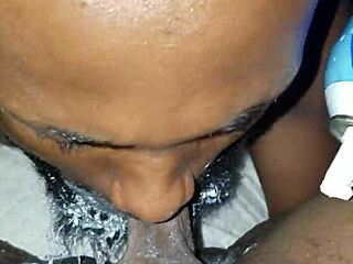 black men diving into ebony pussy with intense licks