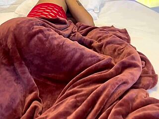 This crossdressing whore gets hungry for some tight ass action. She bends over for deep anal pounding on the bed.