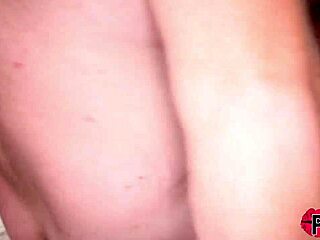 How does this nerdy pawg savanna star handle three big cocks in rough double vaginal action?