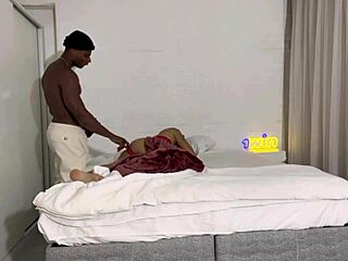 This crossdressing whore gets hungry for some tight ass action. She bends over for deep anal pounding on the bed.