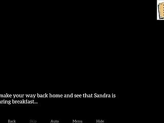 Hey, isn't this my new family episode 62 where the redhead rides a monster cock with blonde small tits action?