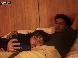 Watching a Movie with My Stepdad Turns into Accidental Blowjob and Face Fucking with Chubby Argentinian BBW