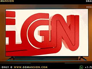 Redhead in bodysuit gets her wet pussy soaked at GGMansion