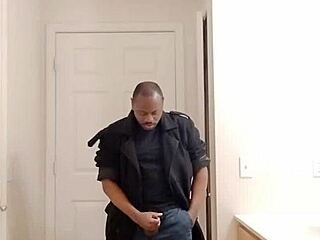 I just finished getting home from work and getting ready to fantasize about girlfriend wife with dry feeling masturbation and slow moist cum 3. The garage sets a quiet scene for it all.