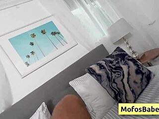 gaby ortega and jmac, natural busty hot latina riding huge white dick deep