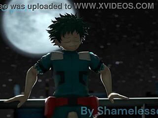 Toga Face with Deku in an Intriguing Encounter