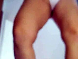 mirelladelicia feels so excited stripping off clothes revealing her big ass in custom tease