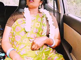 Indian beautiful aunty hooks up with young boy for long fucking session with telugu dirty talks