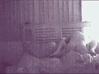 amateur couple shares intimate moments with loud moans and passionate kisses in bed