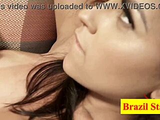 Latina Brunette Teen Bibi Tsunami Enjoys Interracial Anal Handjob