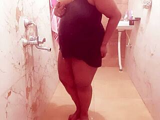 Sneaky Horny Milf Showing Her Big Tits