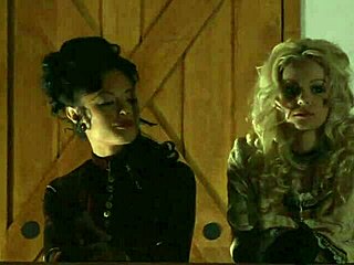 brooke ballentyne still has her riding chaps on as she gets creampied in doggystyle anal with monster cock facial and riding