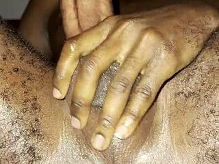 My big dick contrasts with this new tight sex toy pussy