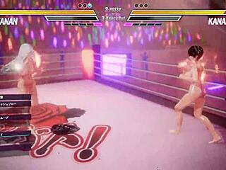 Detailed Lesbian Pussy Sex In Intense Battle Scene 3