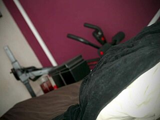 Curved Cock Plunges Deep into Tight Black Toy - Massive Cumshot Explosion!