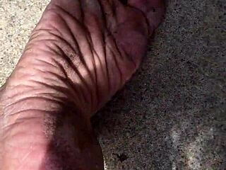 grimy soles after a long day