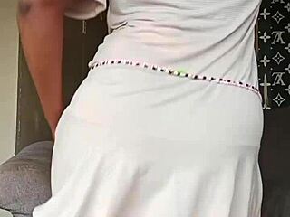 Curvy Cute Fat Amateur Rides Cock in Homemade Cowgirl Glory