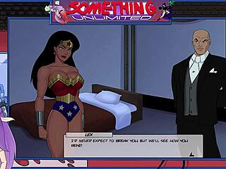 Muscular redhead bodybuilder teases big tits in sexy unlimited game scene