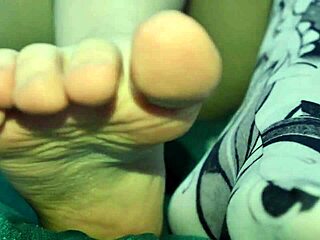 Stealthy Nighttime Toe Play in Stepsister's Room