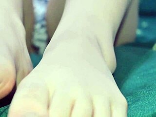 Stealthy Nighttime Toe Play in Stepsister's Room