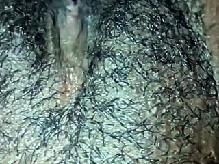 Watch Dripping Wet Ebony Pussy Get Ripped Clothes and Hairy Solo Orgasm Play