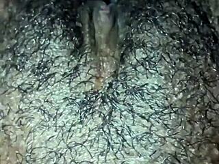 Watch Dripping Wet Ebony Pussy Get Ripped Clothes and Hairy Solo Orgasm Play