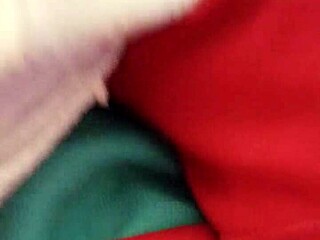 Milf touches herself seductively in cozy pajamas