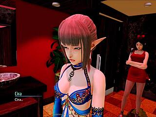 Харем хотел 378 с момичета яздящи курове в горещо групово действие