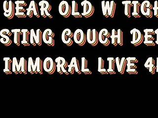 Lazy Stepson Brad Pounds Alexis Ass Hard While Stuck Under Desk Table