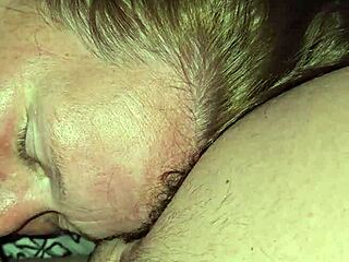 Milf delivers dirty talk while SUCKING huge COCK and shaking her thick ass