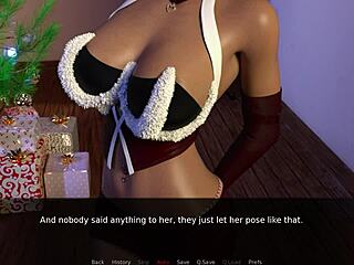 Monster black cock blasts big tits in zoey's intense christmas blowjob gift