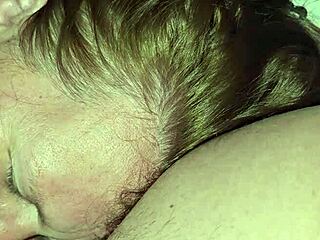 Milf delivers dirty talk while SUCKING huge COCK and shaking her thick ass