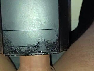 hey watch this stranger blast a huge cumshot from her lovense solace toy