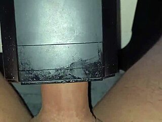 hey watch this stranger blast a huge cumshot from her lovense solace toy