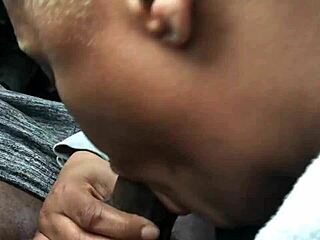 Blonde Bomber Sucks BlondeGod Monster Cock Deep