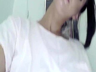 Joey Fisher Displays Massive Natural Tits in Close-Up Tease