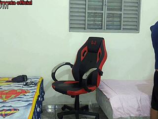 hey dude your half-sister changes near you then you fuck her on gamer chair