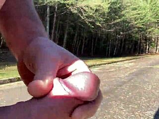 Clitlicker662 najnowsza outdoor solo masturbacja z nagim orgazmem w publicznym lesie update 35
