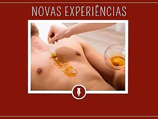 damn this naughty waxing turns into wild horny sex play