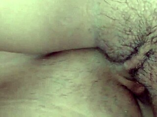 creampie blasts into friend's tight shaved wet pussy hole