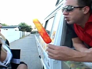 blonde kylie reese slides her tight asshole down his throbbing monster cock riding hard