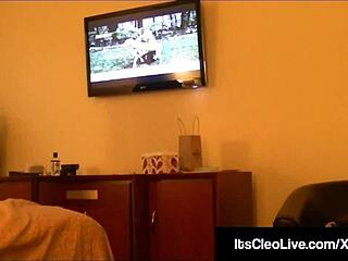 cam cutie its cleo, suck my cock deep then take facial cumshot!