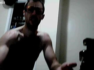 HungHank69 Muscular Black Cowboy Lover Rides Monster Big Dick Cock Workout