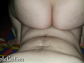 teen venezolana squirts massively before taking delicious creampie deep inside