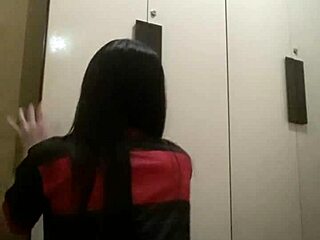 pimentinha dany strips slow, clothes teasing off her curvy body... damn!