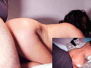 curvy latina stepsis sucks huge ass craving cock then begs for anal creampie fillup