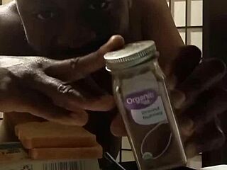 llamasr cooks bananas in kitchen after dark